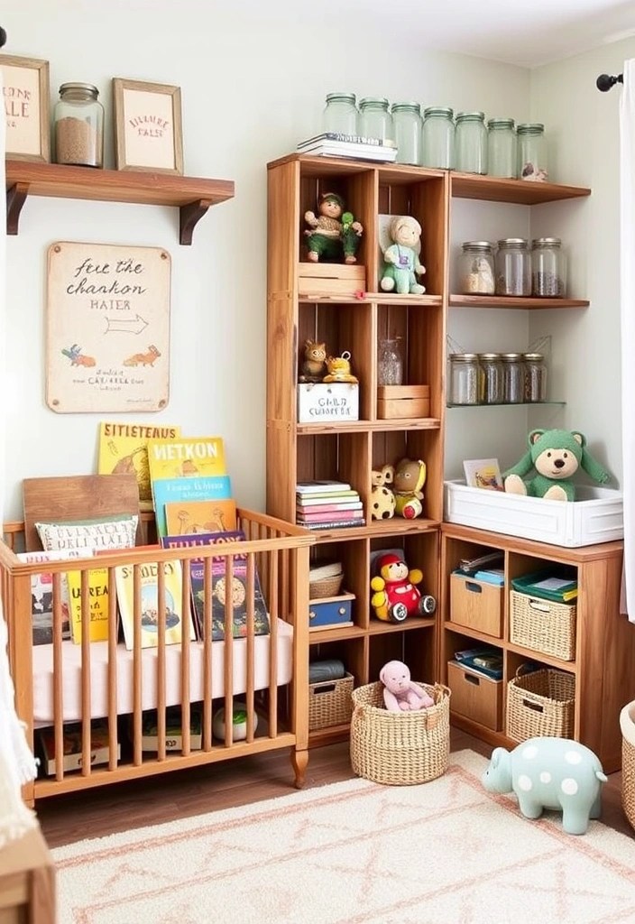 12 Eco-Friendly Nursery Decor Ideas That Are Good for Your Baby and the Planet! (You’ll Love #7!) - 6. Upcycled Decor Items