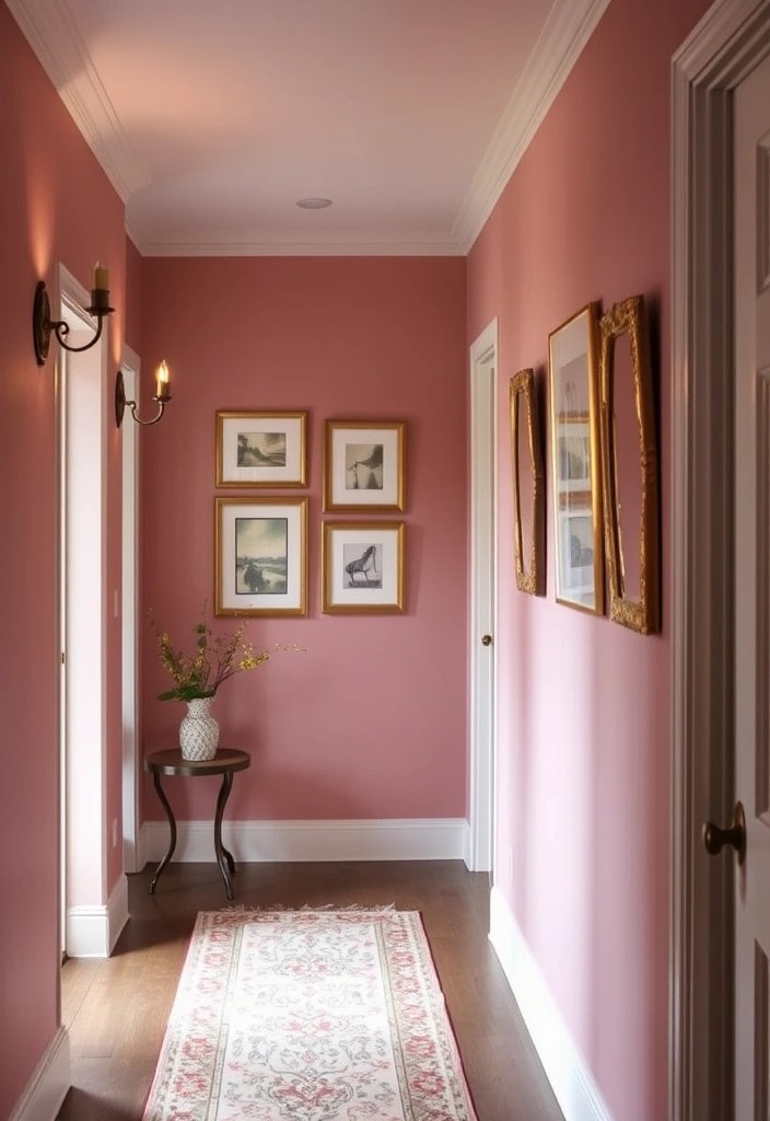 12 Stylish Hallway Accent Colours That'll Make Your Home Trendy (Warning: #8 Is Bold!) - 2. Dusty Rose