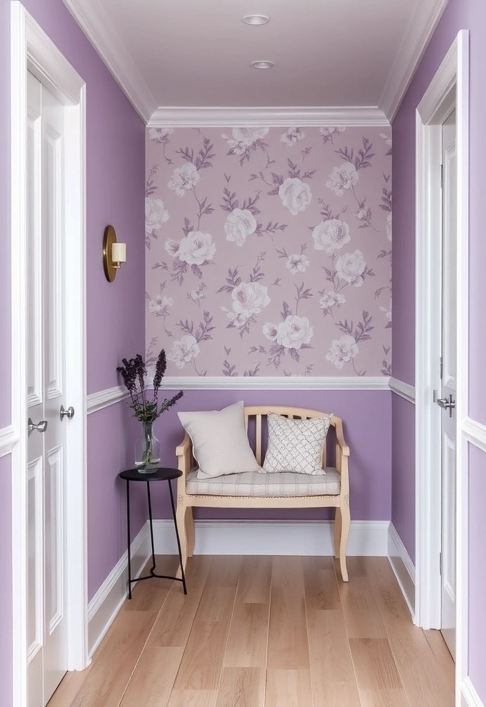 12 Stylish Hallway Accent Colours That'll Make Your Home Trendy (Warning: #8 Is Bold!) - 4. Soft Lavender