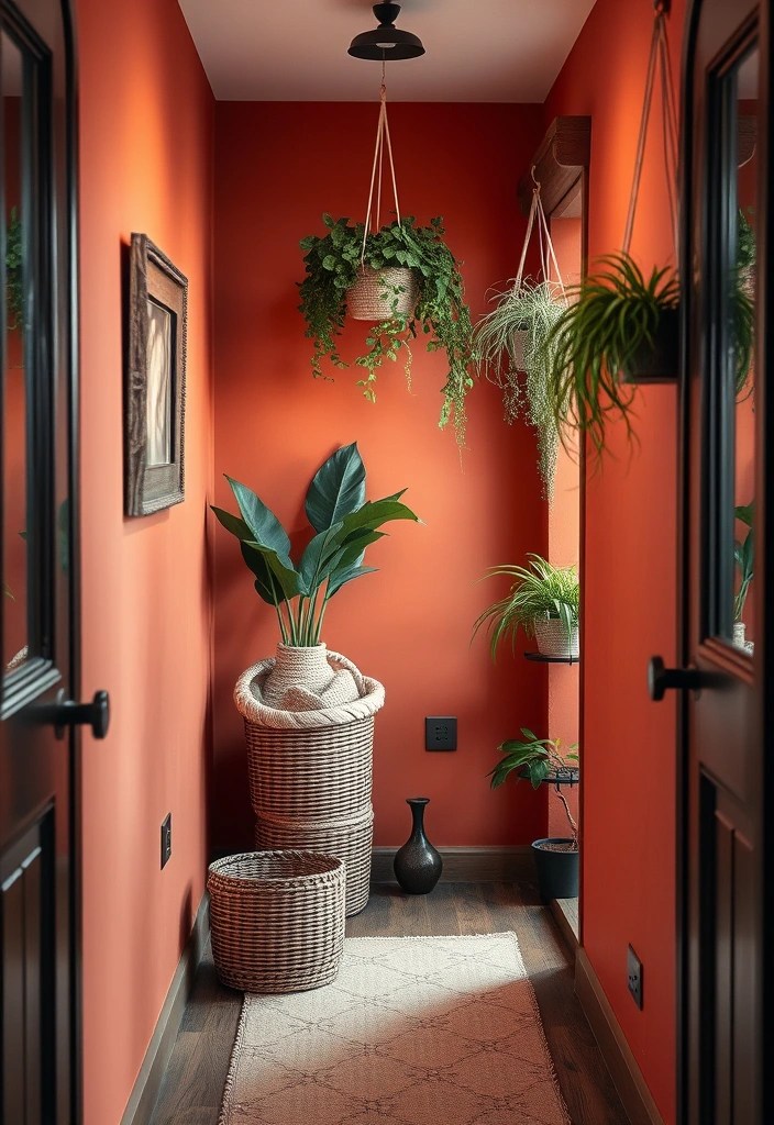 12 Stylish Hallway Accent Colours That'll Make Your Home Trendy (Warning: #8 Is Bold!) - 6. Warm Terracotta