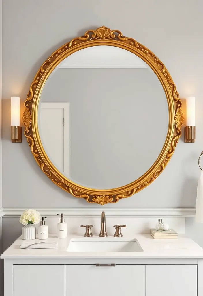 14 Bathroom Renovation Tips That Will Save You Thousands (You Won't Believe #3!) - 2. Go for a Statement Mirror