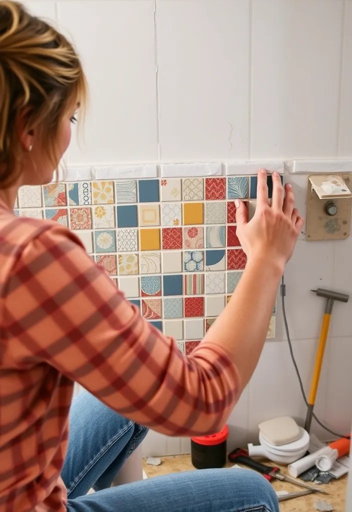 14 Bathroom Renovation Tips That Will Save You Thousands (You Won't Believe #3!) - 3. DIY Your Tile Work (You Won't Believe This!)