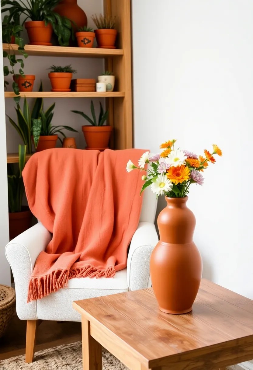 15 DIY Spring Decor Colors That Will Brighten Up Your Home Instantly! - 12. Earthy Terracotta