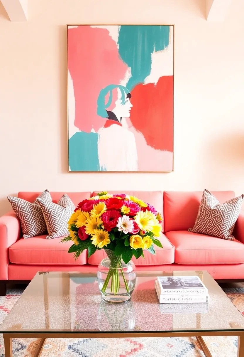15 DIY Spring Decor Colors That Will Brighten Up Your Home Instantly! - 4. Coral Pink