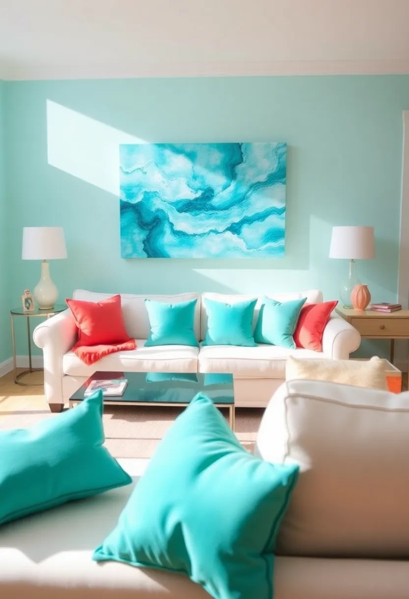 15 DIY Spring Decor Colors That Will Brighten Up Your Home Instantly! - 8. Soft Aqua