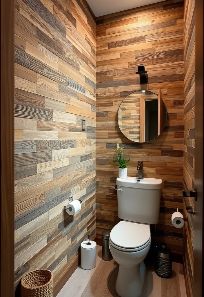 15 Minimalist Small Bathroom Ideas That Will Maximize Your Space (Wait Until You See #8!) - 10. Textured Walls: Add Depth Without Clutter