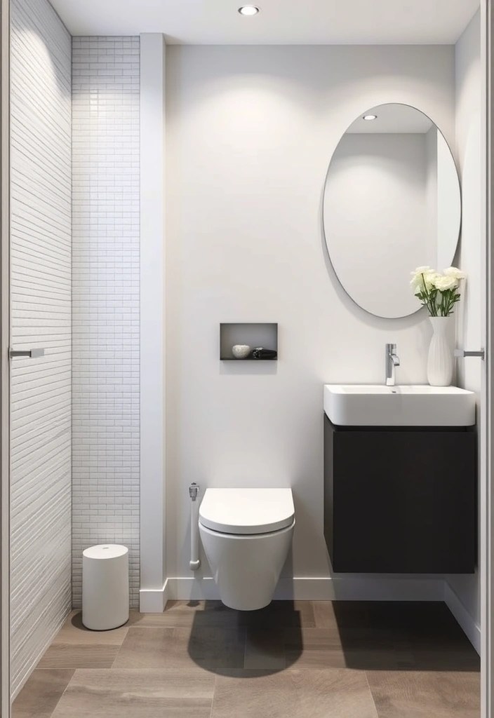 15 Minimalist Small Bathroom Ideas That Will Maximize Your Space (Wait Until You See #8!) - 12. Compact Toilets: Space-Saving Solutions