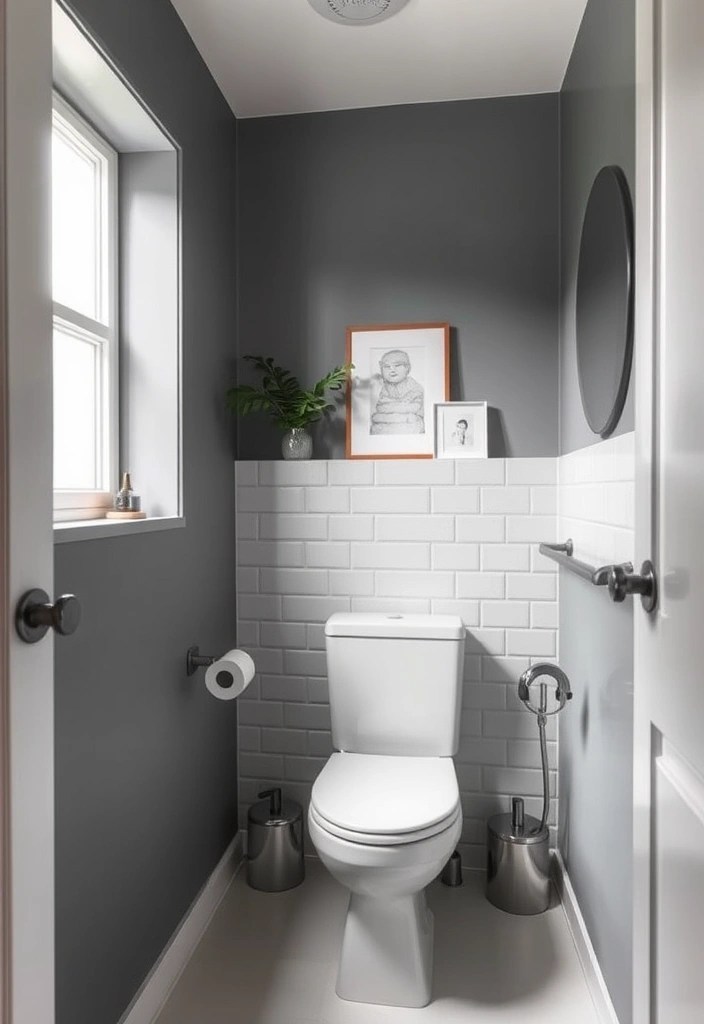 15 Minimalist Small Bathroom Ideas That Will Maximize Your Space (Wait Until You See #8!) - 4. Monochromatic Color Palette: Keep It Simple