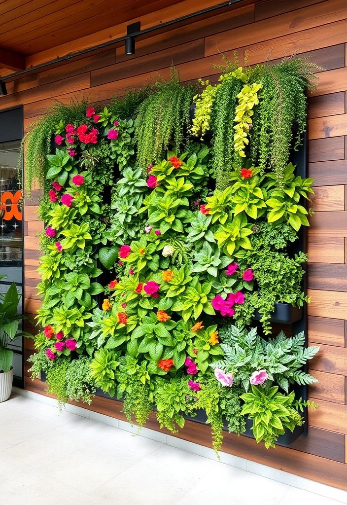 16 Garden Decor Ideas That'll Make Your Small Garden a Showstopper! (Don't Miss #3!) - 1. Vertical Gardens: Nature's Art on Your Walls