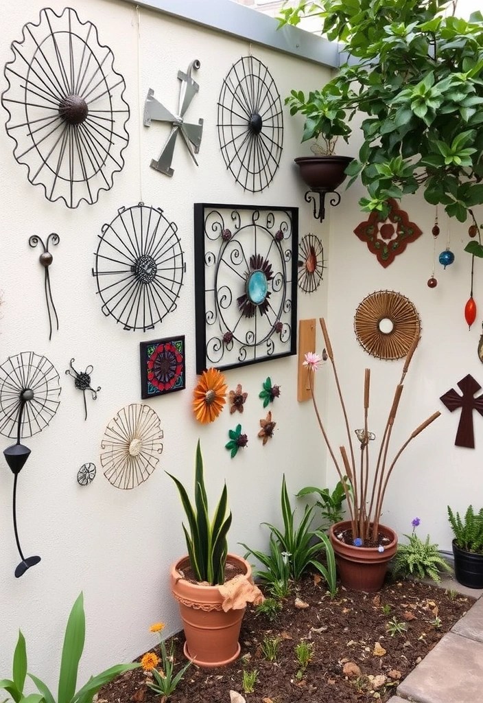 16 Garden Decor Ideas That'll Make Your Small Garden a Showstopper! (Don't Miss #3!) - 12. Outdoor Art: Personal Touches