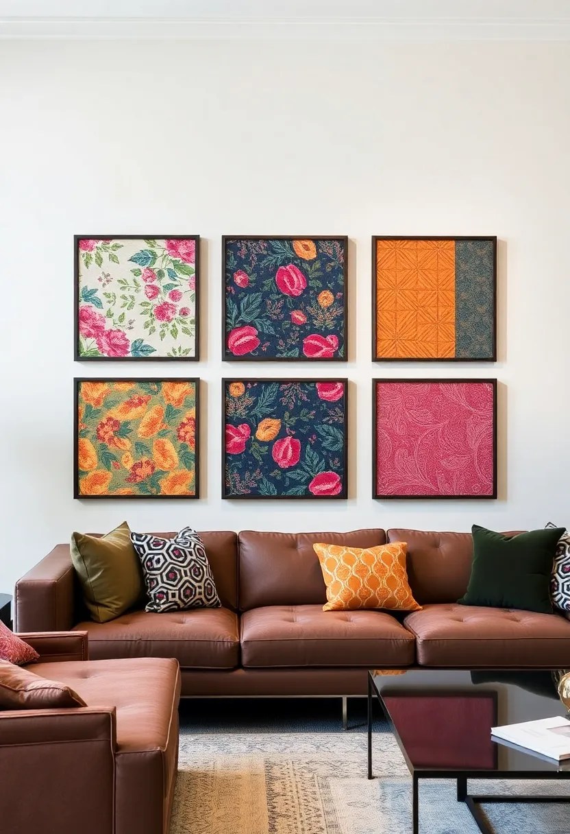 16 Wall Decor Hacks to Personalize Your Space (And #3 Is a Total Game Changer!) - 7. Frame Your Favorite Fabric