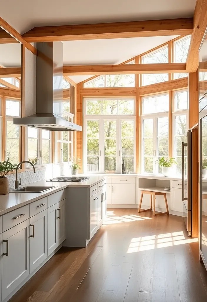 18 Kitchen Lighting Ideas That Will Transform Your Space into a Dream! - 10. Natural Light Enhancement