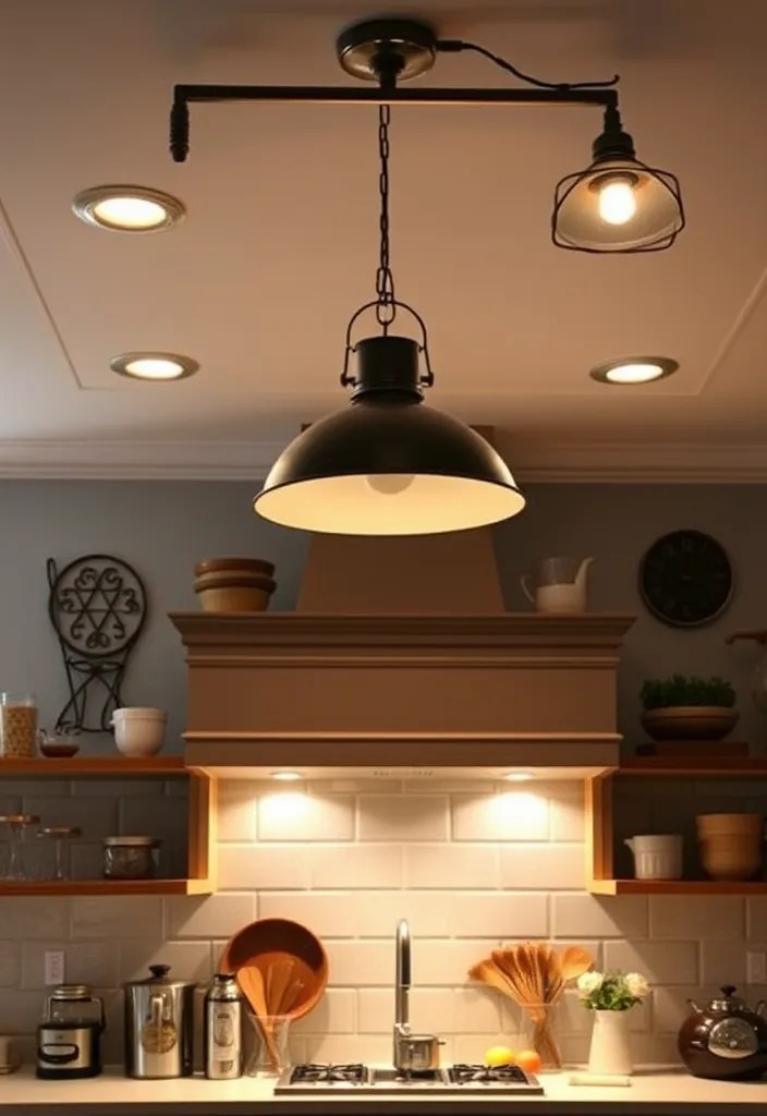 18 Kitchen Lighting Ideas That Will Transform Your Space into a Dream! - 12. Layered Lighting