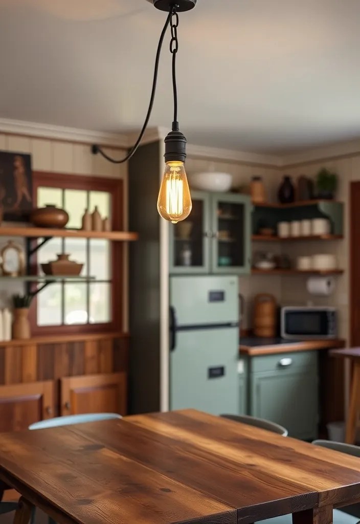 18 Kitchen Lighting Ideas That Will Transform Your Space into a Dream! - 5. Vintage-Inspired Fixtures