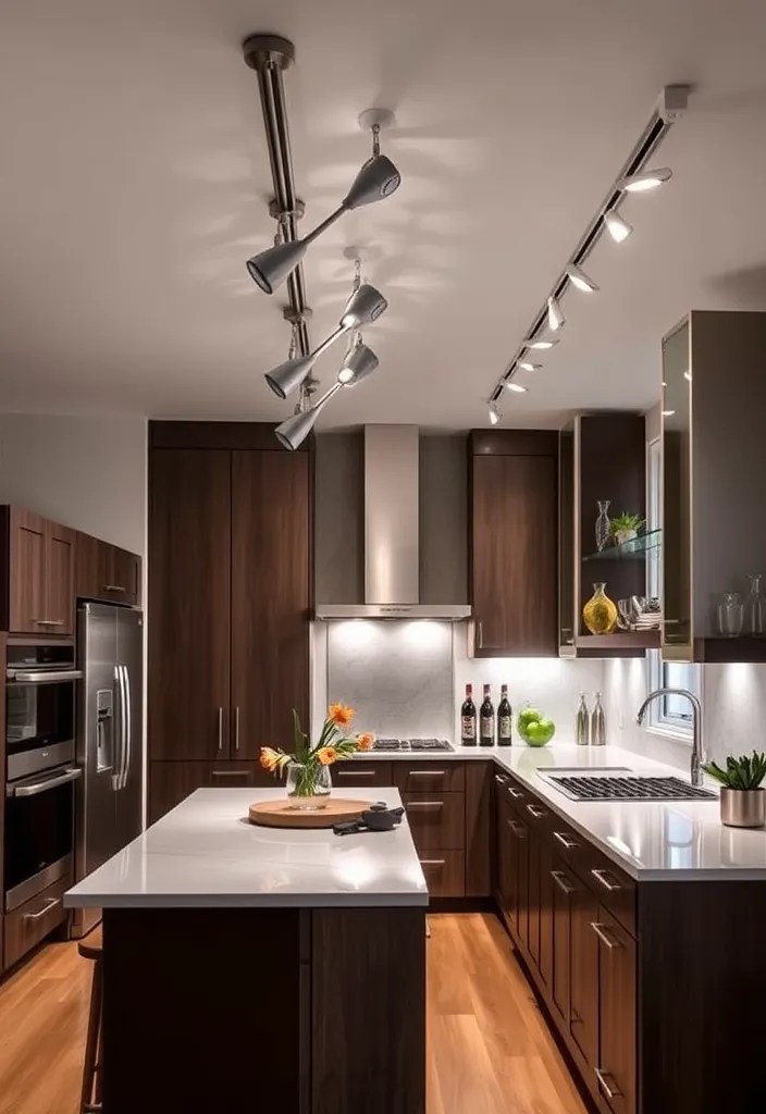 18 Kitchen Lighting Ideas That Will Transform Your Space into a Dream! - 7. Track Lighting