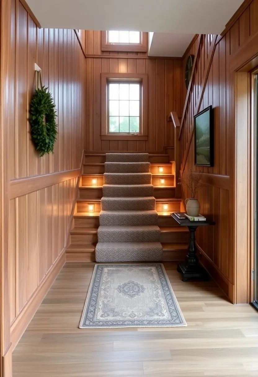 18 Modern Stair Panelling Ideas That Elevate Any Space (Don't Miss #3!) - 16. Farmhouse Style