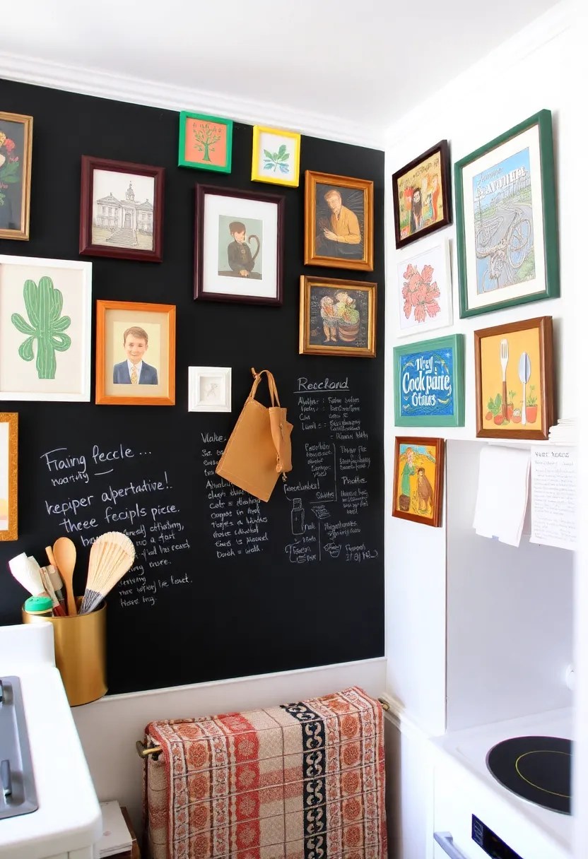 18 Stylish Small Kitchen Decor Ideas That Will Make You Fall in Love with Your Space! - 10. Personalize with Artwork