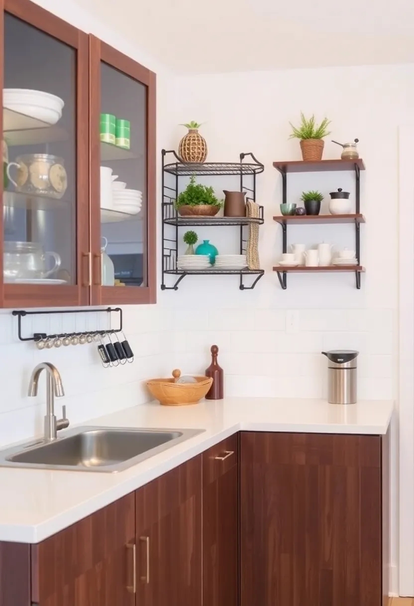 18 Stylish Small Kitchen Decor Ideas That Will Make You Fall in Love with Your Space! - 17. Use Vertical Space Wisely