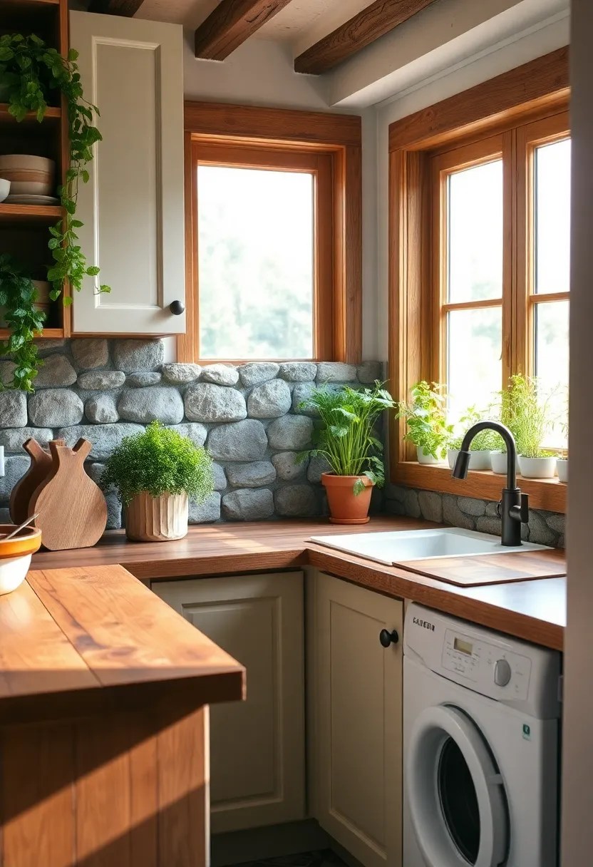 18 Stylish Small Kitchen Decor Ideas That Will Make You Fall in Love with Your Space! - 3. Incorporate Natural Elements