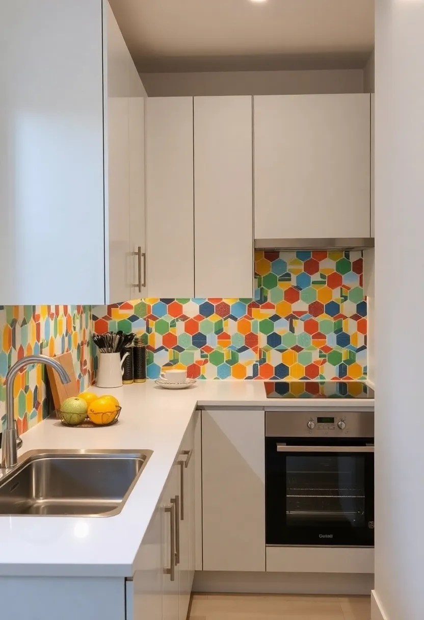18 Stylish Small Kitchen Decor Ideas That Will Make You Fall in Love with Your Space! - 7. Integrate Decorative Backsplashes