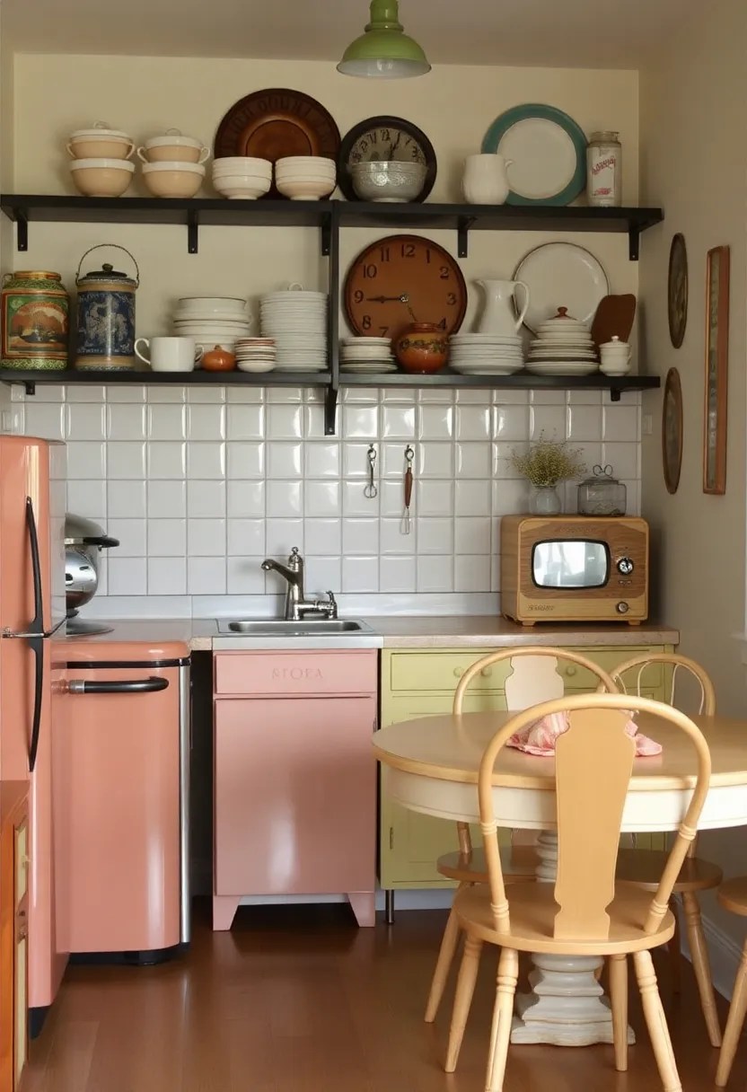 18 Stylish Small Kitchen Decor Ideas That Will Make You Fall in Love with Your Space! - 8. Use Vintage Accents