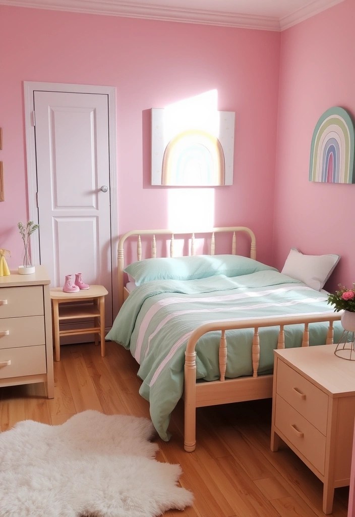 20 Colorful Bedroom Ideas That Will Infuse Your Space with Life—You Won't Believe #14! - 3. Playful Pastels