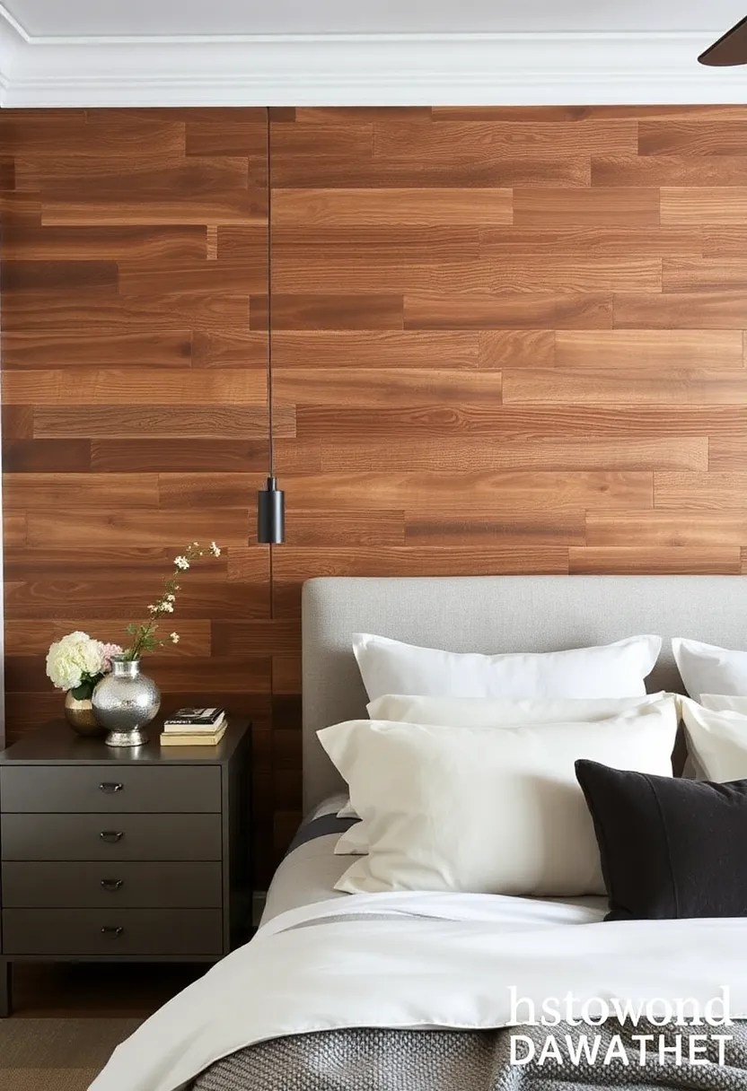 20 Comfy Bedroom Ideas That'll Make You Feel Like You're in a Luxury Hotel! - 10. Textured Wall Treatments