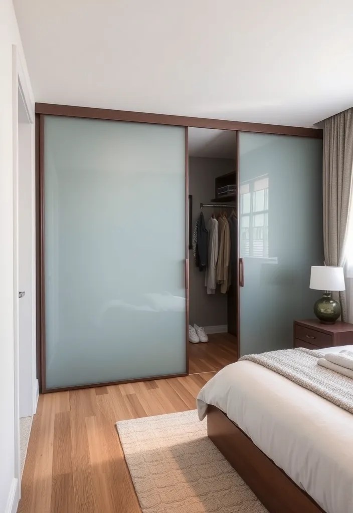20 Small Bedroom Designs That Maximize Space (You’ll Want to Copy #11!) - 6. Sliding Doors