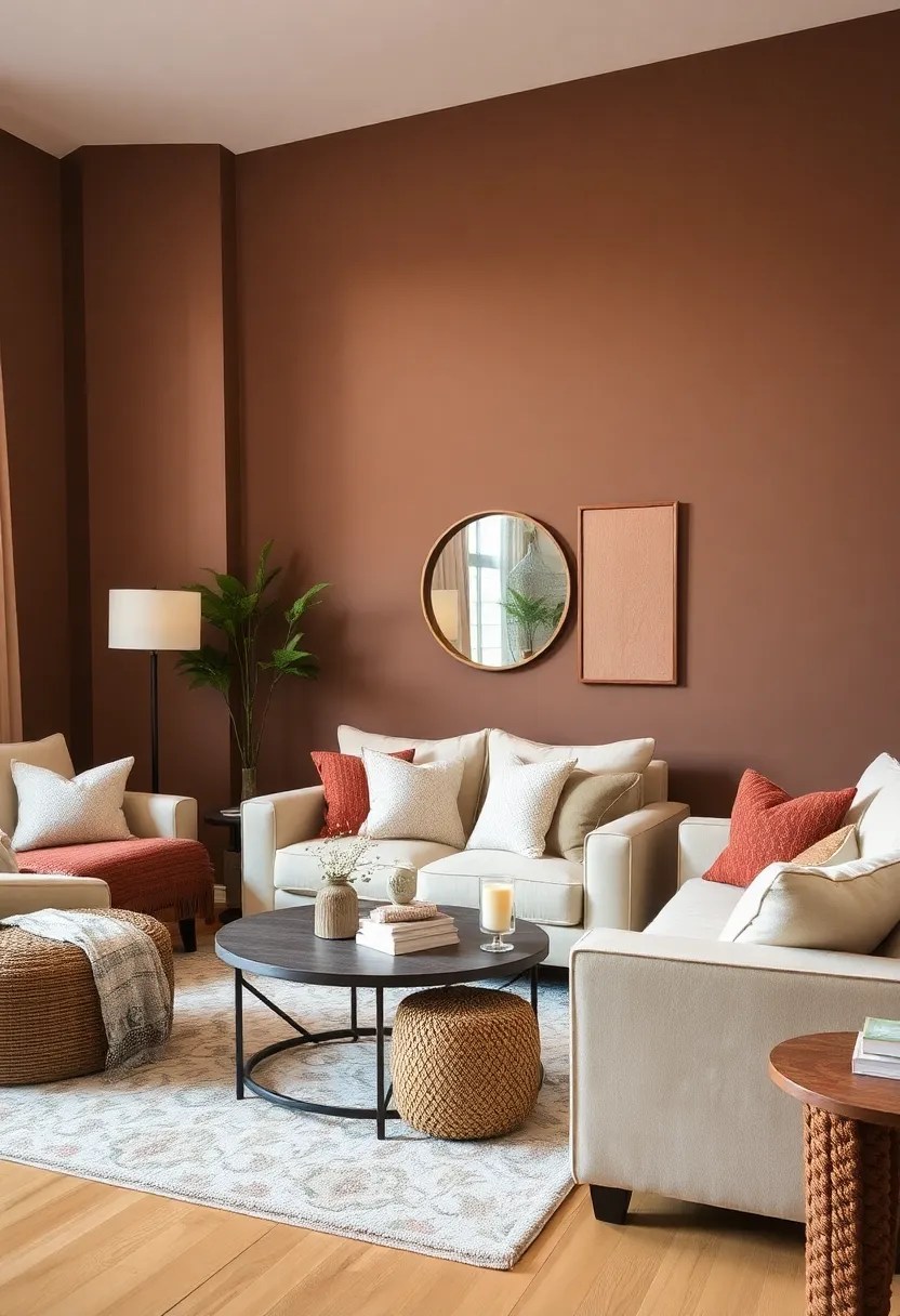 21 DIY Color Palette Ideas That Will Transform Your Home Without Breaking the Bank! - 19. Cozy Comfort: Cocoa Brown and Creamy Beige