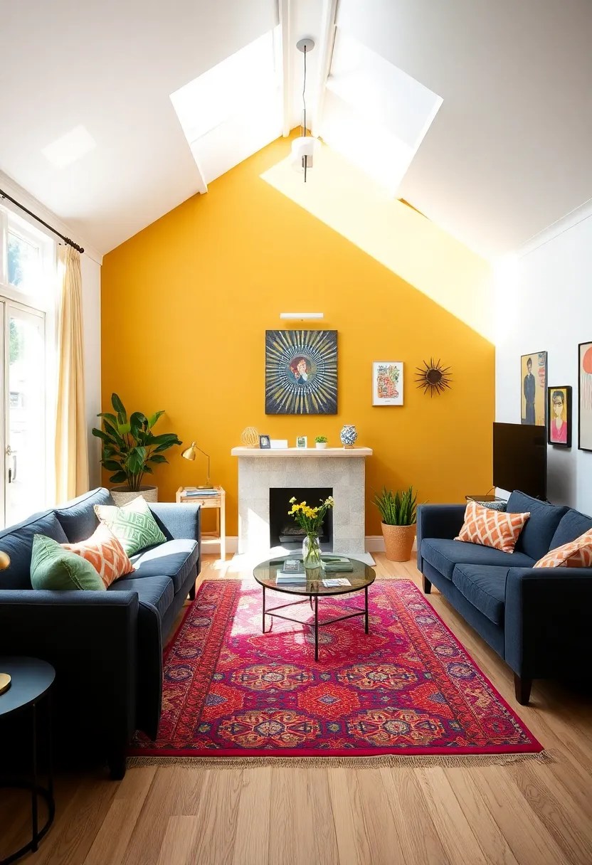 21 DIY Color Palette Ideas That Will Transform Your Home Without Breaking the Bank! - 5. Vibrant Vibes: Mustard Yellow and Charcoal