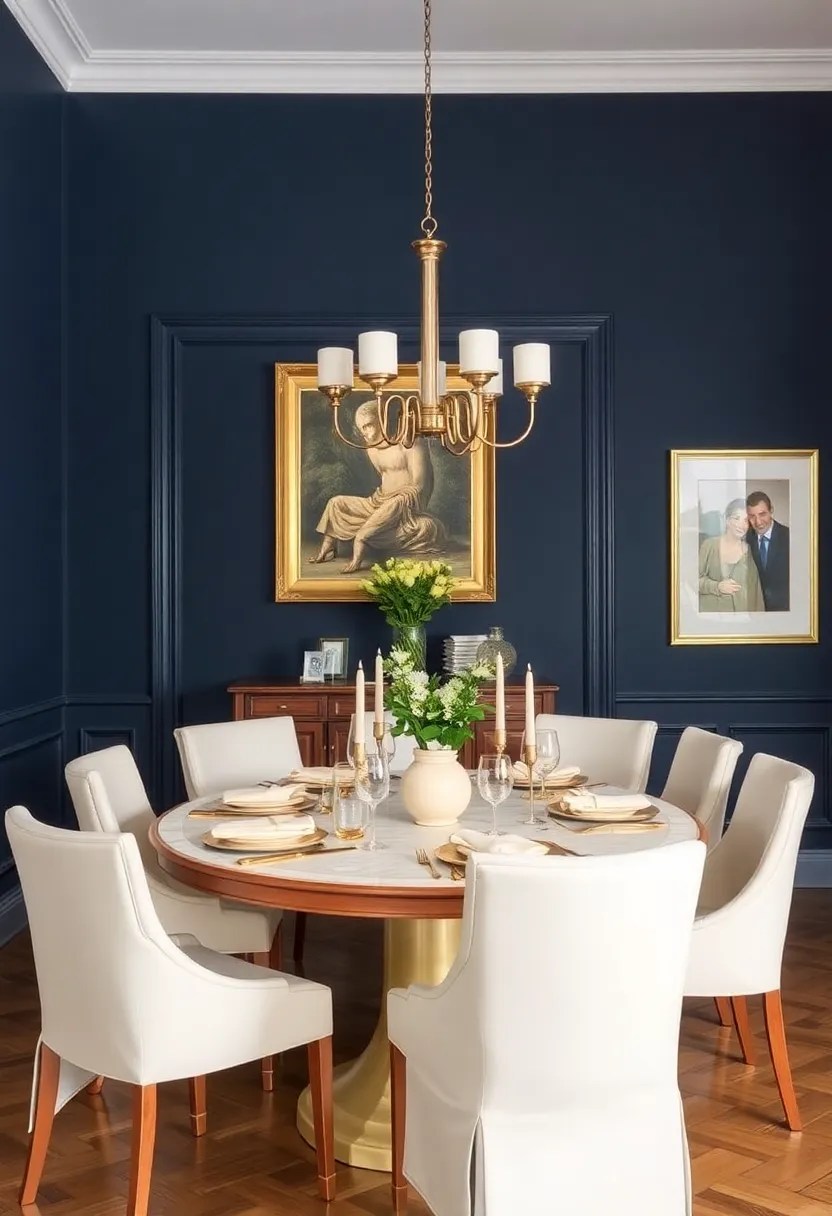 21 DIY Color Palette Ideas That Will Transform Your Home Without Breaking the Bank! - 6. Classic Charm: Navy Blue and Cream