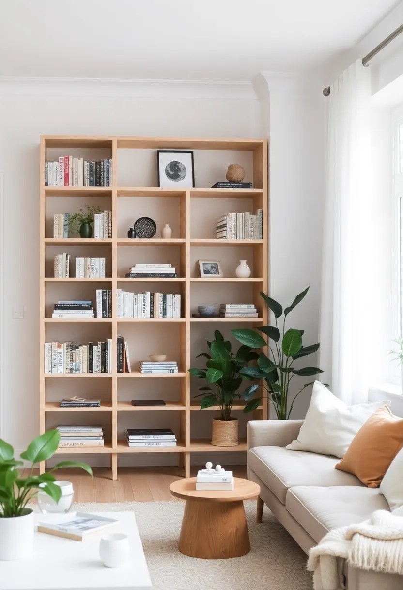 21 Stylish Bookshelves That Double as Storage in Your Living Room (You’ll Want #8!) - 15. Scandinavian Bookshelves