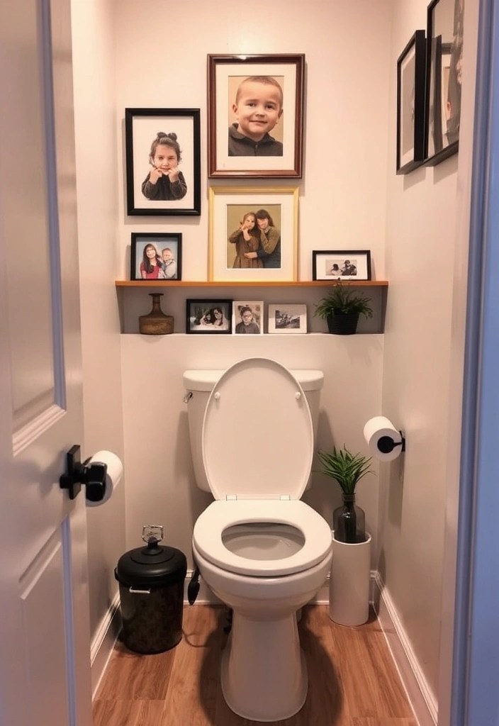 25 Modern Toilet Ideas That'll Elevate Your Downstairs Bathroom (Check Out #15 for Inspiration!) - 21. Personal Touches