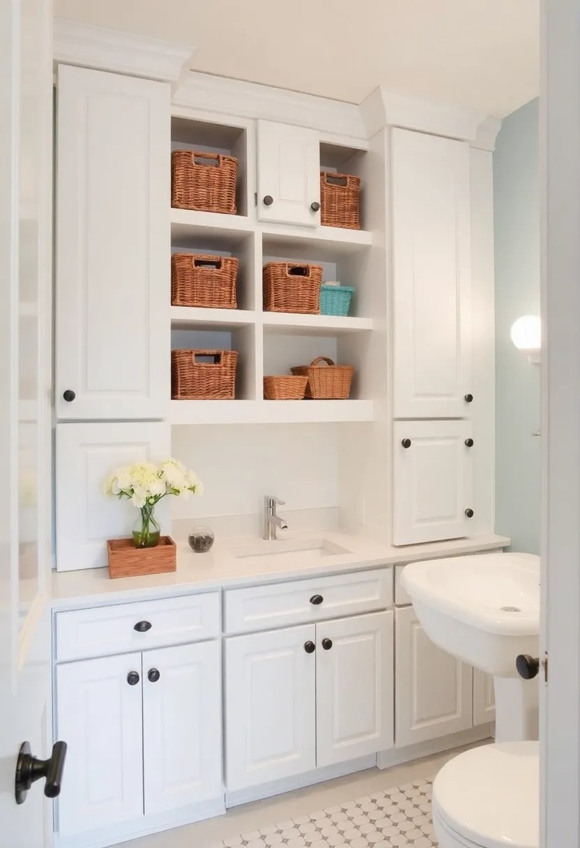 25 Smart Small Bathroom Design Hacks That'll Change the Way You Think About Space (Tip #8 Is Genius!) - 1. Utilize Vertical Space