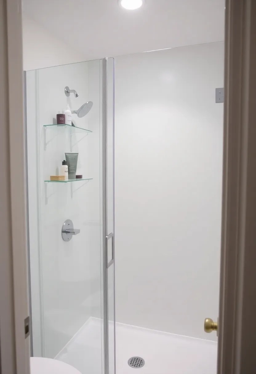 25 Smart Small Bathroom Design Hacks That'll Change the Way You Think About Space (Tip #8 Is Genius!) - 6. Transparent Elements