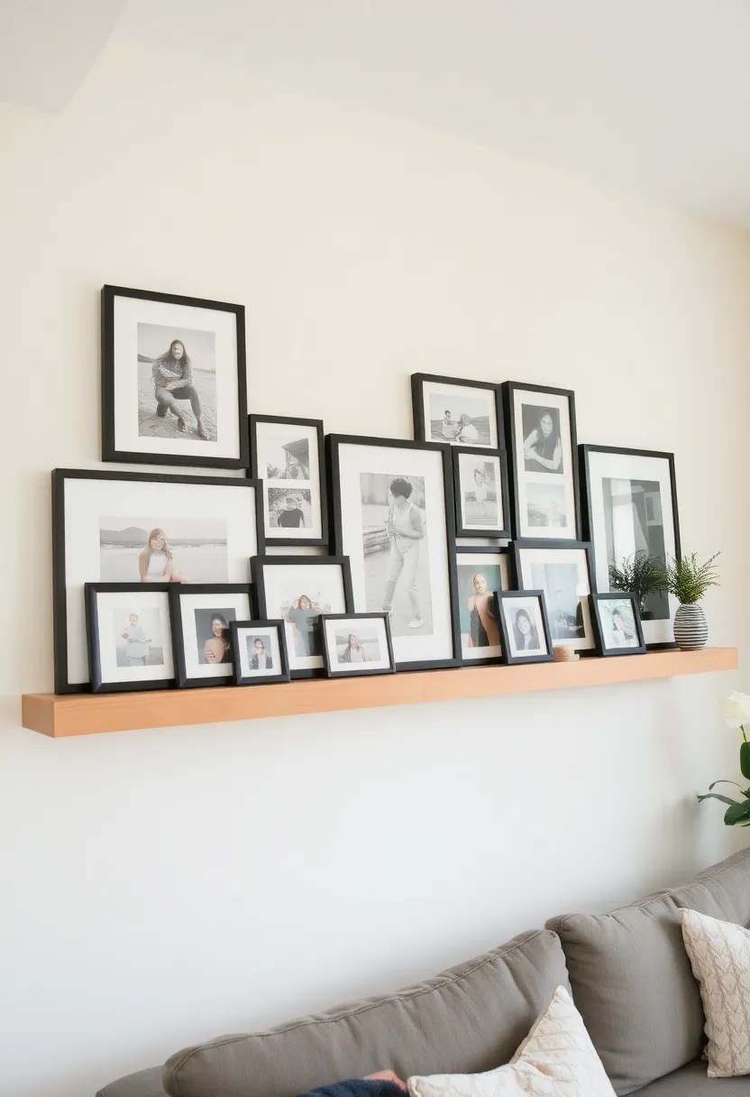 30 Easy DIY Home Decor Projects You Can Do This Weekend! - 13. Build a Picture Ledge