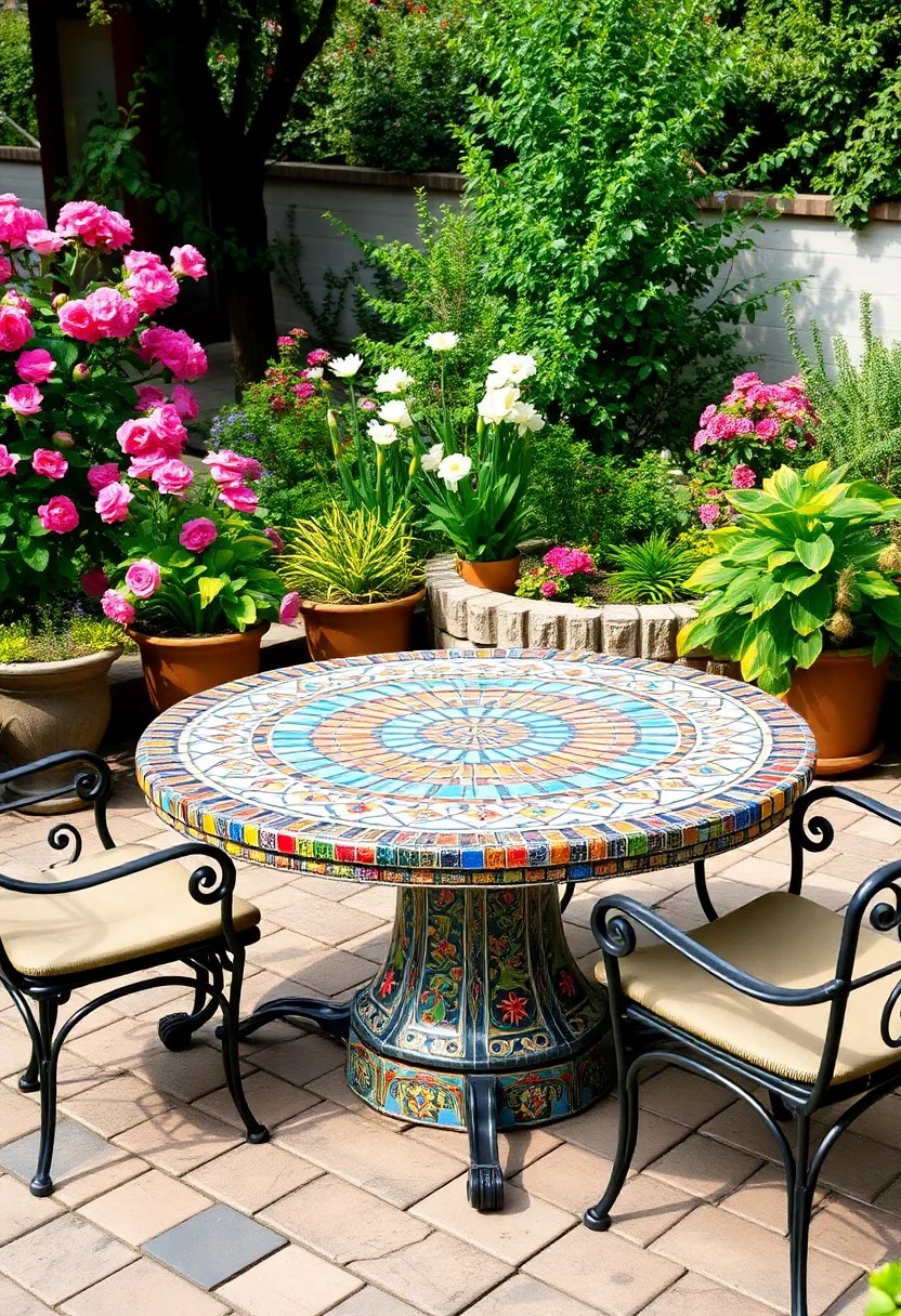 30 Easy DIY Home Decor Projects You Can Do This Weekend! - 14. Create a DIY Mosaic Table