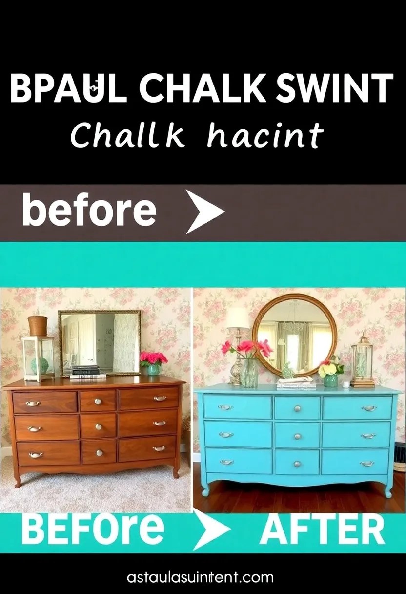 30 Easy DIY Home Decor Projects You Can Do This Weekend! - 2. Upcycle Old Furniture with Paint