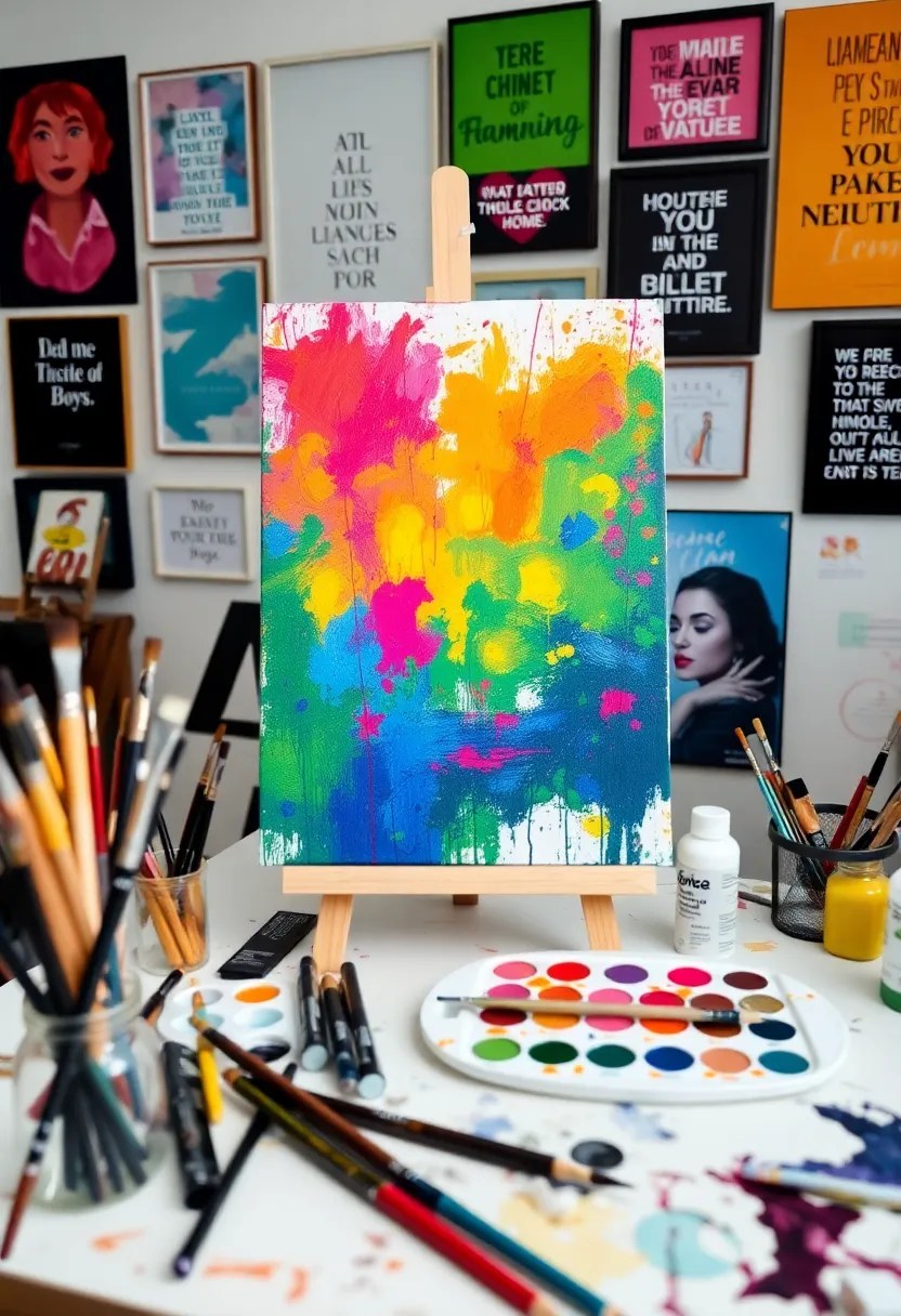 30 Easy DIY Home Decor Projects You Can Do This Weekend! - 7. Design Your Own Wall Art