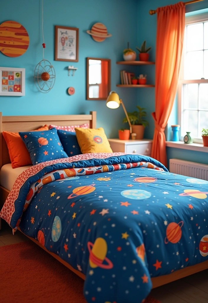 16 Artistic Kids Room Decor Ideas That Nurture Creativity (You Won't Believe #12!) - 14. Themed Bedding Sets