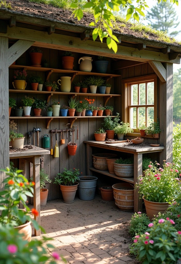 20 DIY Garden Studio Projects You Can Start This Weekend (You Won't Believe #12!) - 2. Garden Potting Shed