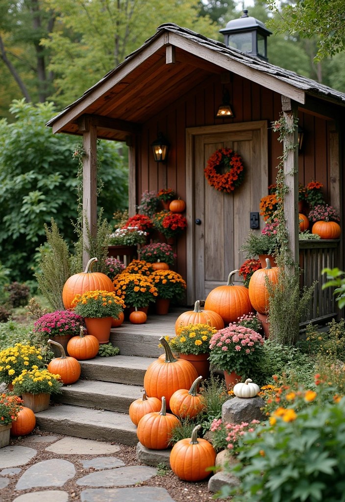 20 DIY Garden Studio Projects You Can Start This Weekend (You Won't Believe #12!) - 20. Seasonal Decor Display