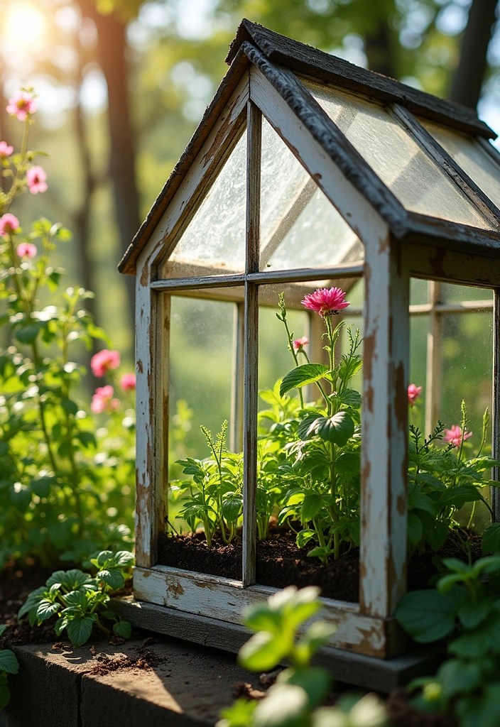 20 DIY Garden Studio Projects You Can Start This Weekend (You Won't Believe #12!) - 5. Mini Greenhouse