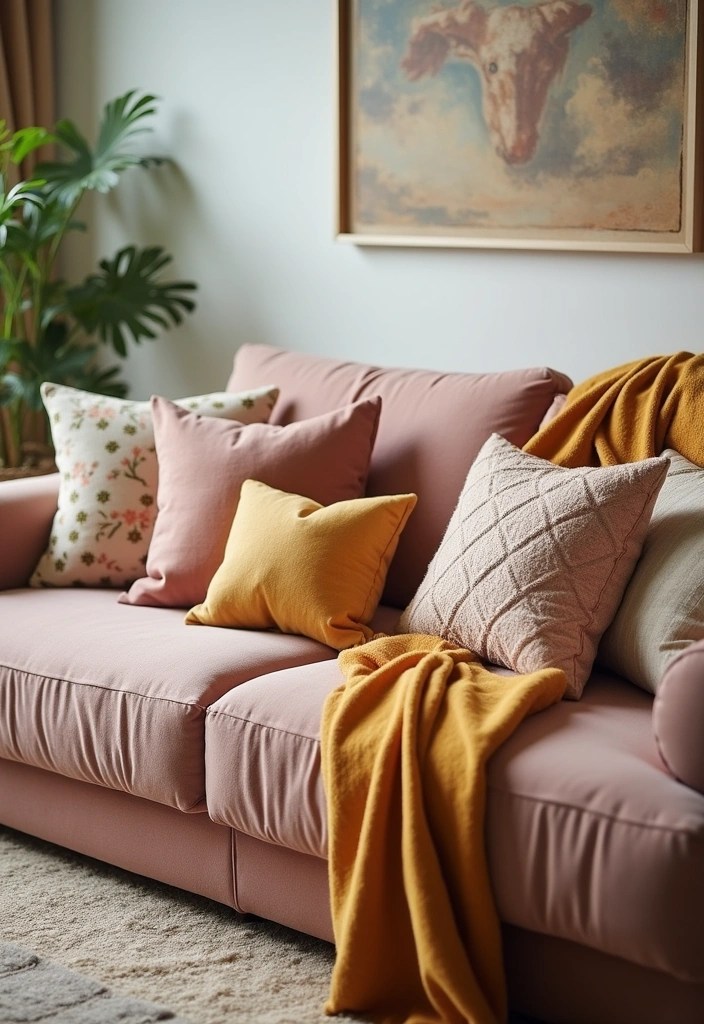 20 DIY Living Room Decor Projects That'll Bring Cozy Comfort on a Budget (Don't Miss #15!) - 11. Decorative Throw Pillows