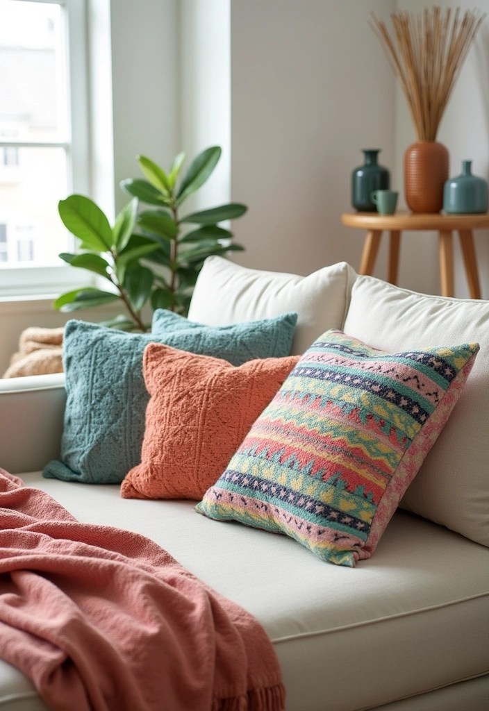 20 DIY Living Room Decor Projects That'll Bring Cozy Comfort on a Budget (Don't Miss #15!) - 18. DIY Cushion Covers