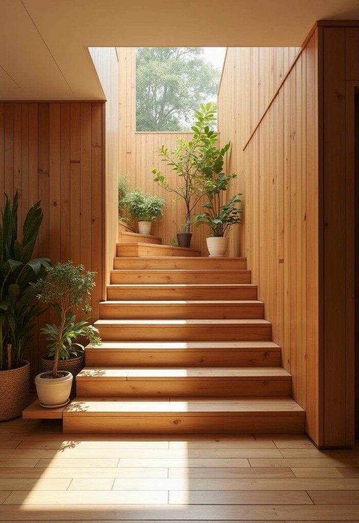 20 Family-Friendly Stair Panelling Ideas That Are Both Stylish and Practical (#9 Is Genius!) - 10. Eco-Friendly Bamboo