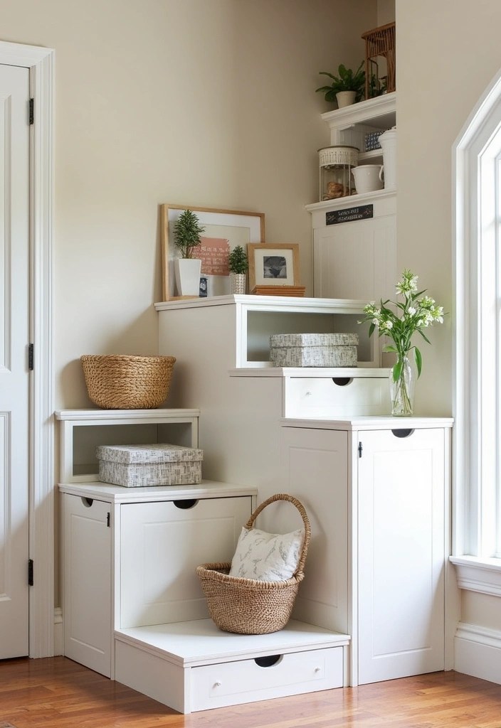20 Family-Friendly Stair Panelling Ideas That Are Both Stylish and Practical (#9 Is Genius!) - 18. Multi-Functional Storage Panels