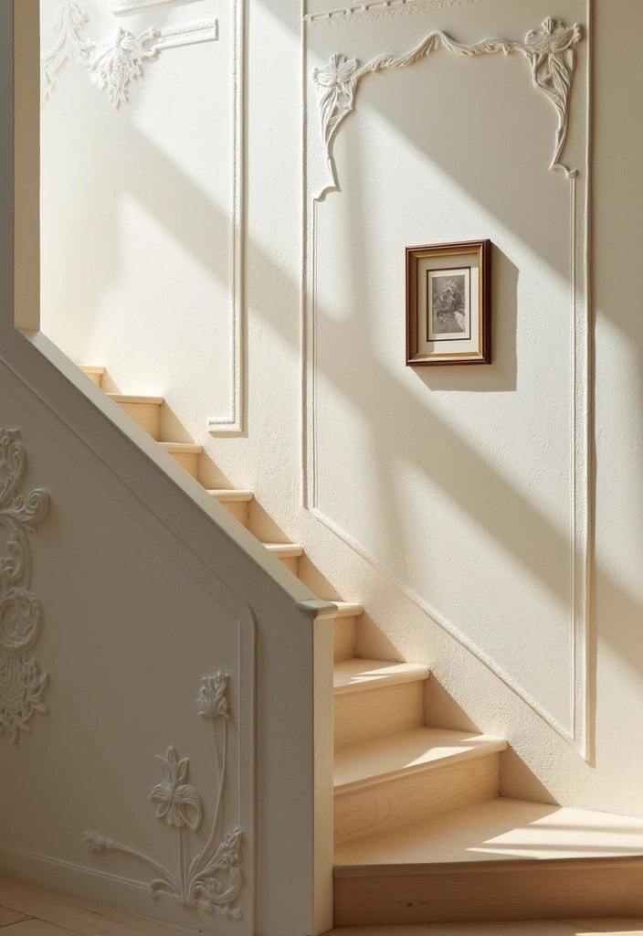 20 Family-Friendly Stair Panelling Ideas That Are Both Stylish and Practical (#9 Is Genius!) - 6. Textured Wall Panels