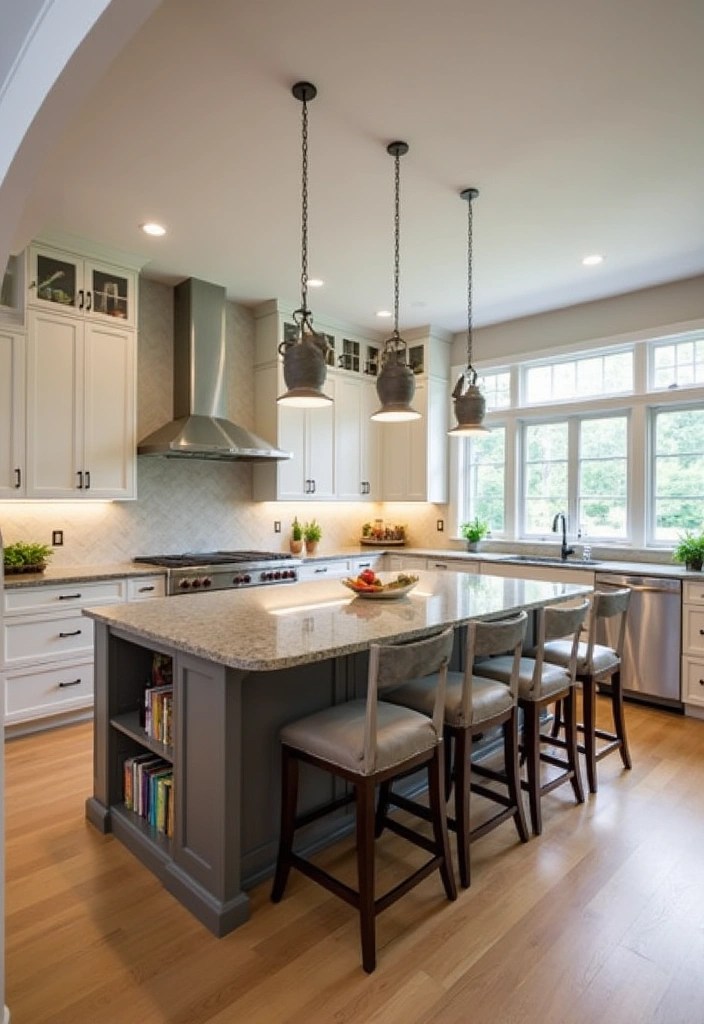 20 Kitchen Inspiration Ideas That Will Transform Your Space into a Culinary Paradise! - 13. Functional Islands for Added Space