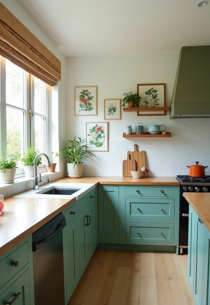 20 Kitchen Inspiration Ideas That Will Transform Your Space into a Culinary Paradise! - 18. Outdoor-Inspired Decor for Freshness